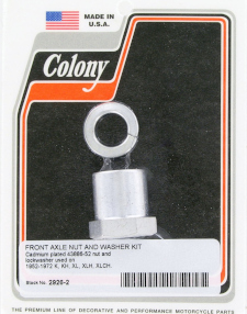 FRONT AXLE NUT & WASHER KIT CAD